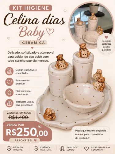 Kit Higiene Celina Dias