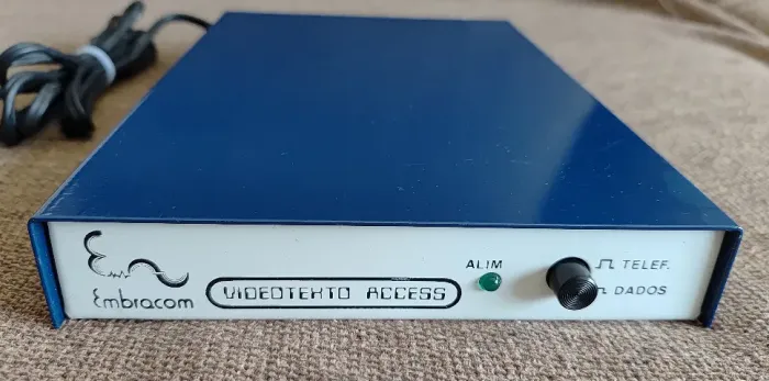 Modem de Videotexto Embracom MVT-1275-2 ( Video-Texto ) - Não Testado