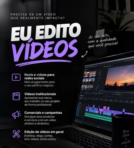 EDIÇÃO DE VÍDEOS