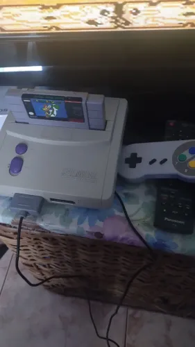 Super Nintendo Baby completo Funcionando Perfeitamente Aceitamos Olx Pay 