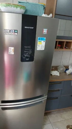 Geladeira Brastemp inversa