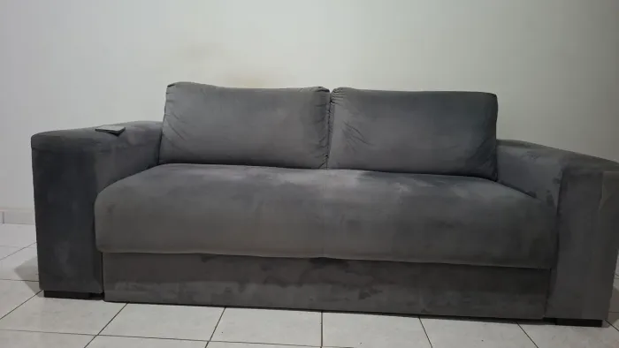 Jogo de sofá 2 e 3 lugares suede