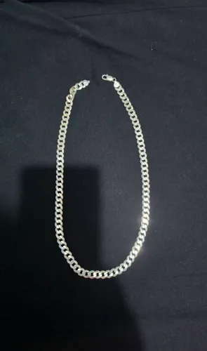 Cordão de prata italiano 925