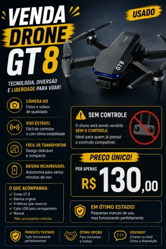 Drone Gt8 usado