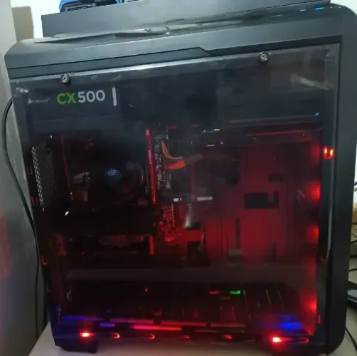 PC Gamer de Entrada - i3 6100 + RX 550 + 12GB RAM HyperX - PRONTO P/ USO