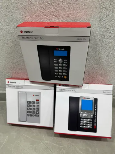 Lote com 4 Telefones sem Fio Embratel - R$ 