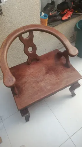 Cadeira Rústica de madeira Maciça