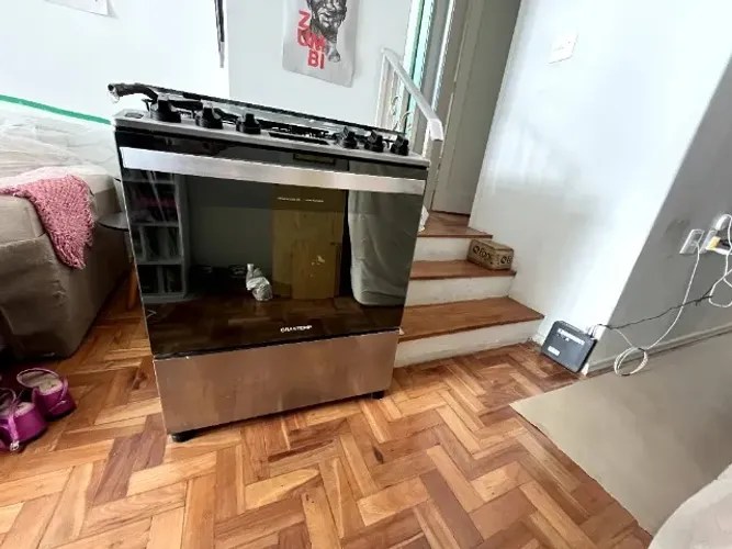 Fogão 5 Bocas Brastemp com Forno e Timer