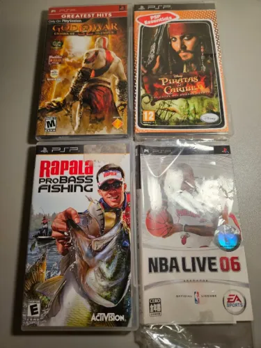 Lote I | Jogos de PSP | 4 Jogos Originais e Testados