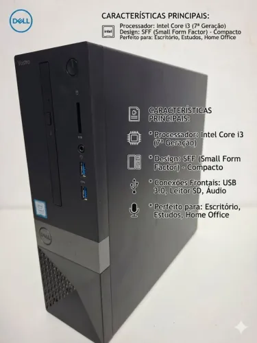 Computador Desktop Dell Slim - Ideal para Escritório, Home Office e Estudos