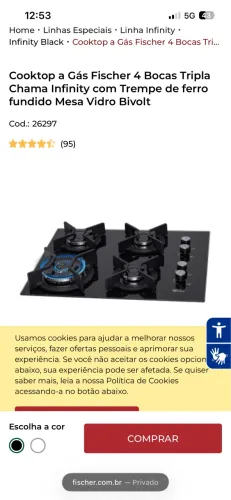 Cooktop 4 Bocas