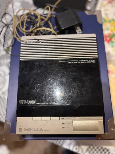 Secretária Eletrônica Panasonic Vintage Auto-Logic Retrô