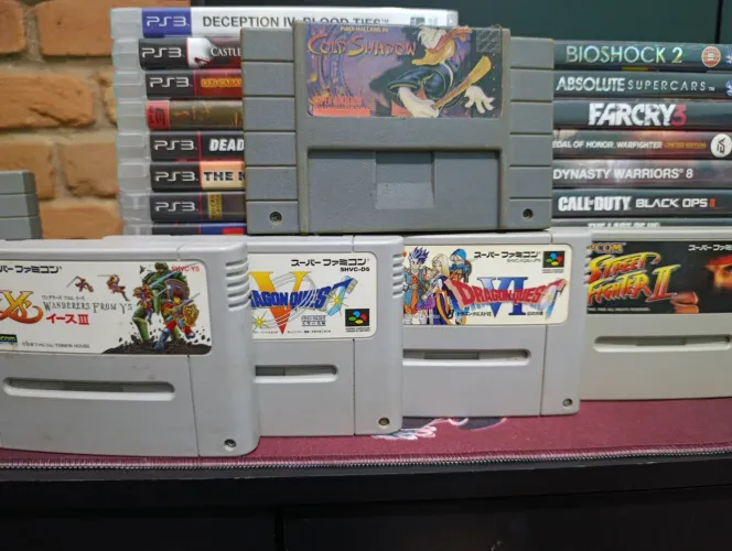 Lote de jogos Super Nintendo (SNES)