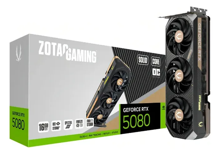 Placa de Vídeo Zotac GeForce RTX5080