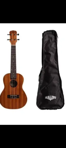 Ukulele Malibu Concert 23 Sample Natural Com Bag
