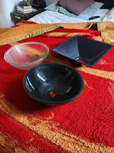 Kit três cubas de apoio