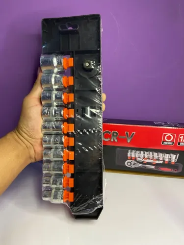 Conjunto de 12 chaves catraca de 6,35 mm CR-V Red an2