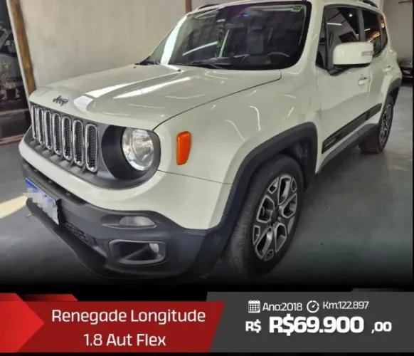 Jeep Renegade Longitude 1.8 4X2 Flex 16V Aut. 2018
