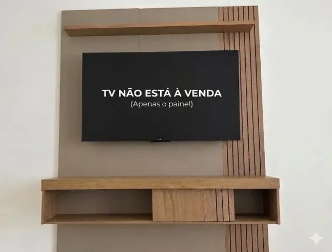 Painel para Sala/Quarto Estilo Ripado - Excelente Estado