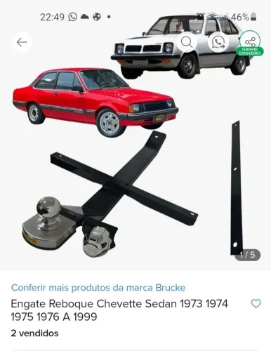Reboque do chevete 