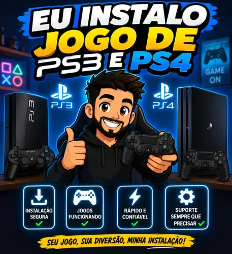 Coloco Jogo de PS3 e Ps4