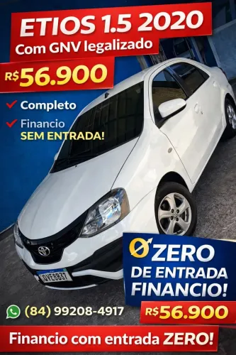 Toyota Etios X Sedan 1.5 Flex 16V 4P Mec. 2020
