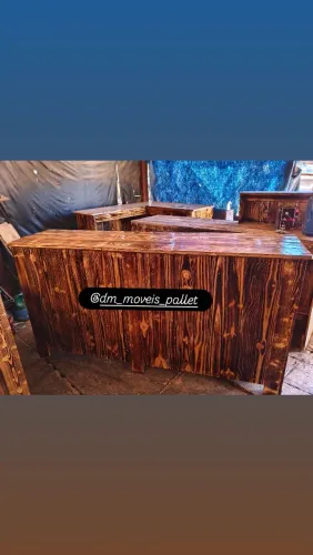 Balcão caixa 2 metros pallet a pronta entrega