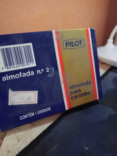 Antiga Almofada pra carimbo N2 Pilot