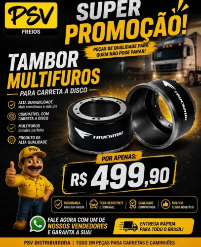 PSV freios uma loja especializada em caminhões e carreta