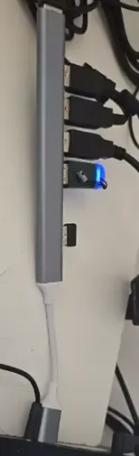NOVO - Hub Alumínio - 7 portas USB 3/2.0 Conecta-se a PC-Notebook-Mc entre outros