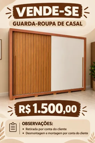 Guarda roupa casal