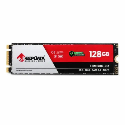 SSD M.2 SATA NGFF KeepData 128GB 2280 KDM128G-J12 Seminovo 100% Saúde Testado pode retirar