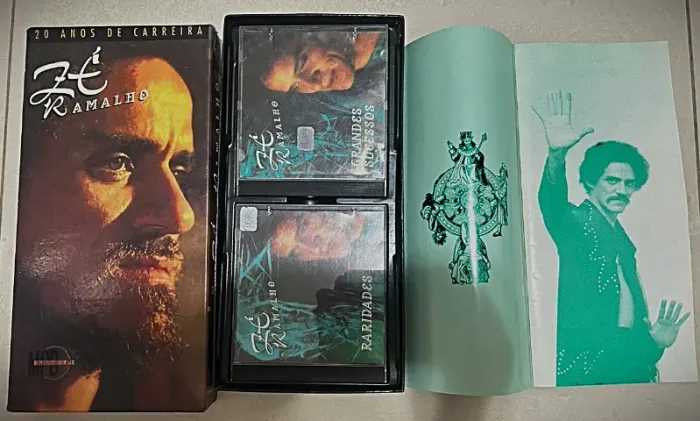 Box Zé Ramalho com 3 CDs - 20 anos de Carreira (raridade)