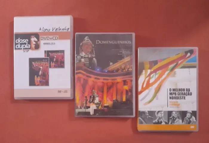 3 Dvd´s Artitas Nordestinos (original / desapego) R$ 35,00