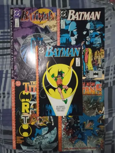 BATMAN V1 440-442; THE NEW TEEN TITANS V1 60,61 própria aparição do Tim Drake o Robin III