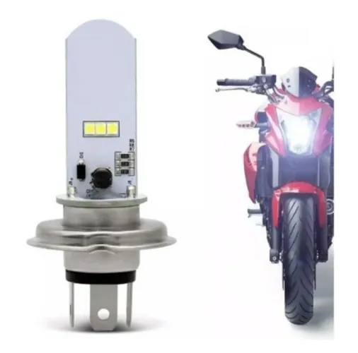 Lâmpada motos H4 M5 super branca