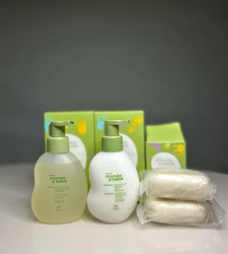 KIT MAMÃE E BEBÊ NATURA*CUIDADOS DIÁRIOS*