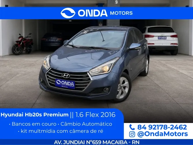Hyundai HB20S Premium 1.6 Flex 16V Aut. 4P 2016