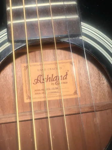 Violão Crafter Ashland Afce-10 Bk