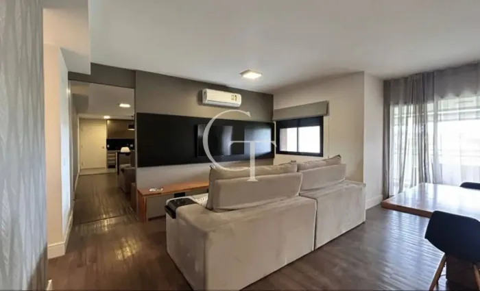 Apartamento Mobiliado para Alugar 02 Suítes sendo 01 Master - 02 Vagas cobertas no Edifíci