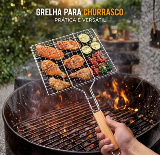 Grelha para churrasqueira