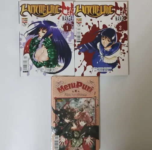 Mangá - Witchblade (2 Volumes - completo) e Merupuri vol. 1 (lacrado)
