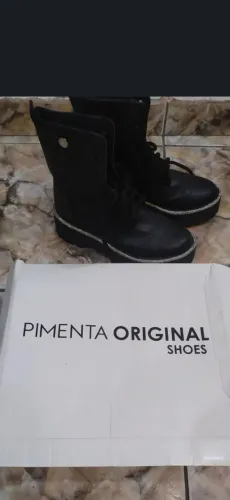 Bota Coturno blogueira 