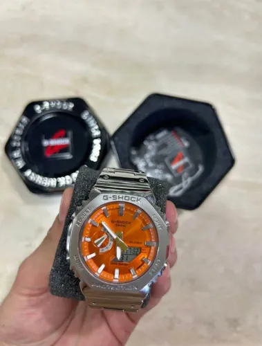 Relógio GM-B2100 Original todo em aço