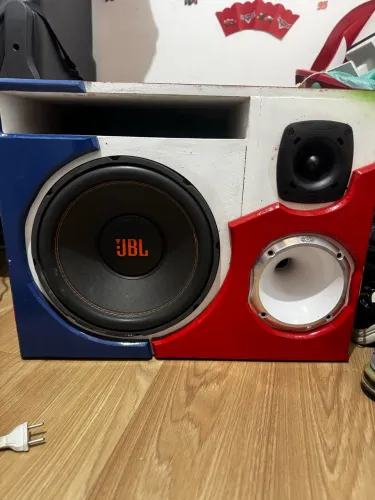 Caixa Trio JBL 12" Corneta e Tweeter (Som Automotivo)