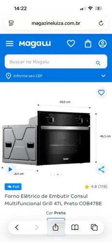 Forno elétrico 