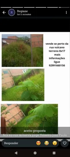 Está so terreno