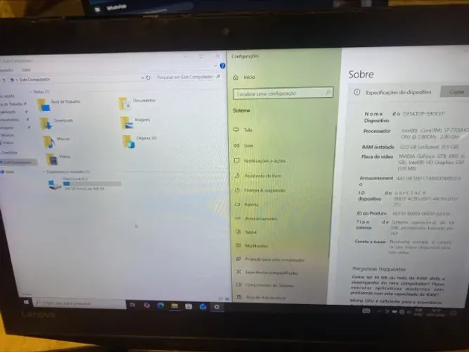 Notebook lenovo legion y720