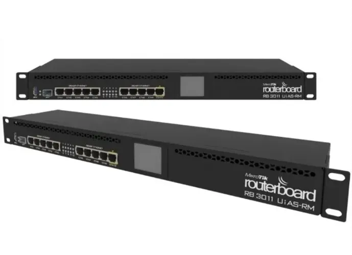 MikroTik RB3011UiAS-RM (L5) - 10 Portas Gigabit + SFP