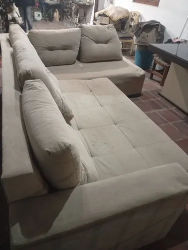 Sofá 2 é 3 lugares vira cama